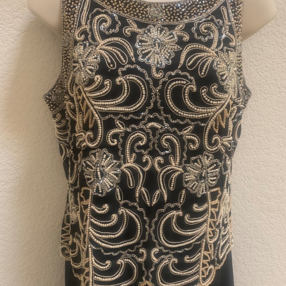 JKARA Sleeveless Long Dress Size 8 - Picture 3 of 9